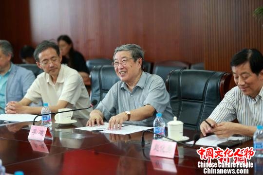 中国文艺评论家协会名誉主席李准发言。 马海燕 摄 中国文艺评论家协会名誉主席李准发言。 马海燕 摄