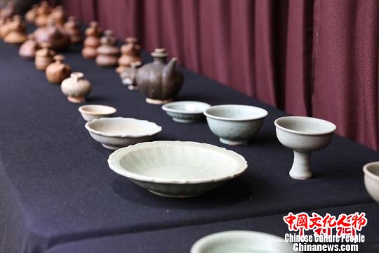 38件造型丰富、质量精美的陶瓷器将永久珍藏于湖南省博物馆。湖南省博物馆供图 38件造型丰富、质量精美的陶瓷器将永久珍藏于湖南省博物馆。湖南省博物馆供图
