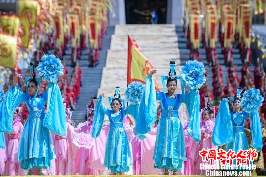 再现“中华第一祭典”传统文化 任丽娜 摄