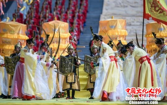 再现“中华第一祭典”传统文化 任丽娜 摄