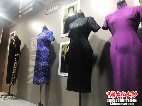 宋美龄旗袍。　王子涛 摄