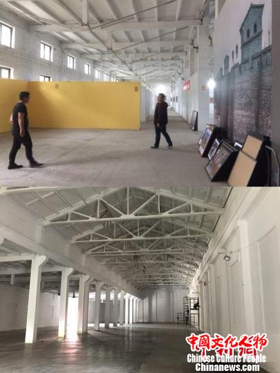 自2018年6月开始，原柴油机厂的多座老旧厂房再次进行了升级改造，为首届平遥国际雕塑节的成功举办夯实展示平台。平遥国际雕塑节组委会提供