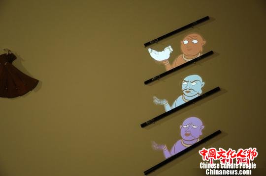 轨道镜动画《蜃舞童戏》。 徐汇艺术馆供图