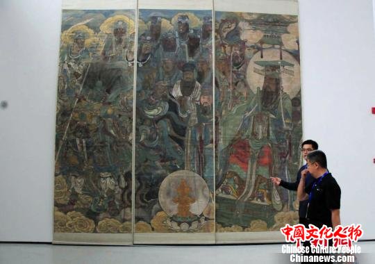 千年壁画复制与修复研究展亮相四川美术学院
