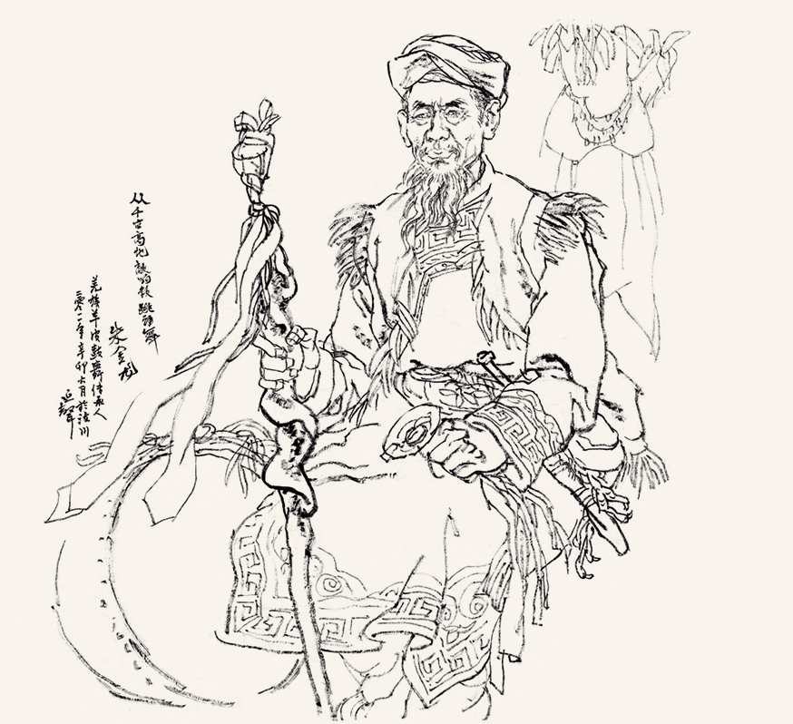 朱金龙—羌族羊皮鼓舞传承人